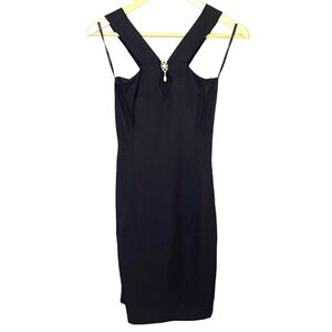 Gunne Sax 80s Black Shift,6, Cocktail Evening Dress